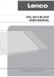 LENCO DVL-2214 BLACK Mode D'emploi