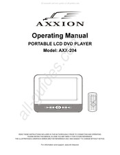 Axxion AXX-204 Manuel D'utilisation