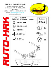 AUTO-HAK A29A Instructions De Montage