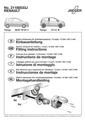 Jaeger 21180533J Instructions De Montage