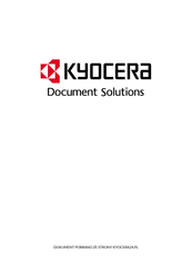 Kyocera ECOSYS P4040dn Guide Rapide