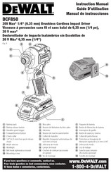 Dewalt DCF850 Guide D'utilisation