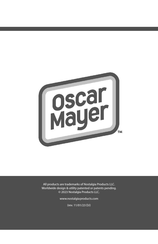 NOSTALGIA PRODUCTS Oscar Mayer OMHDFWCRT6 Serie Instructions