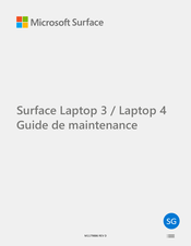 Microsoft Surface Laptop 4 Guide De Maintenance