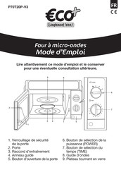 Eco+ P70T20P-V3 Mode D'emploi