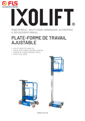 IXOLIFT X500E-SP Mode D'emploi