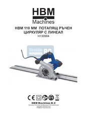 HBM Machines H130994 Mode D'emploi