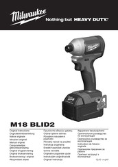 Milwaukee M18 BLID2 Notice Originale