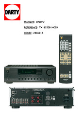 Onkyo TX-8255B Manuel D'instructions