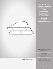 Elica EAS328SS Guide D'utilisation, D'entretien Et D'installation