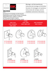 KWC DISKO 12/2009 20.134.480.000 Instructions De Montage Et D'entretien