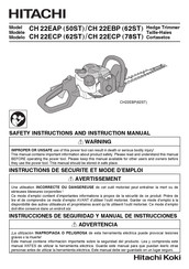 Hitachi CH 22EAP 50ST Instructions De Sécurité Et Mode D'emploi