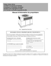 Carrier PGS4 Manuel D'information Du Propriétaire