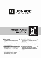 VONROC PW502AC Manuel D'utilisation