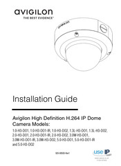 Avigilon 3.0W-H3-DO1-IR Guide D'installation