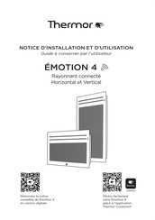 Thermor Émotion 4 Notice D'installation Et D'utilisation