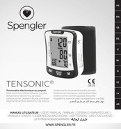 Spengler TENSONIC Manuel Utilisateur