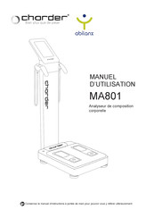 Charder MA801 Manuel D'utilisation