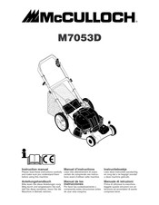 McCulloch M7053D Manuel D'instructions