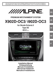 Alpine X902D-OC3 Manuel D'installation