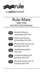 Xylem Rule-Mate 500 Manuel D'instructions