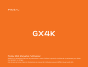 FineVu GX4K Manuel De L'utilisateur