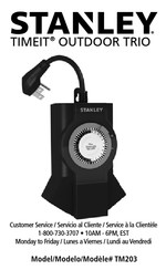 Stanley TIMEIT TM203 Mode D'emploi