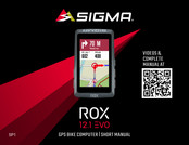 Sigma ROX 12.1 EVO Mode D'emploi