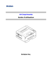 Avision AP33 Guide D'utilisation
