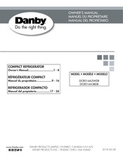 Danby DCR016A3WDB Manuel Du Propriétaire