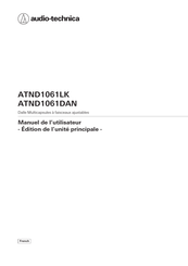 Audio-Technica ATND1061DAN Manuel De L'utilisateur