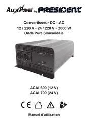 PRESIDENT Alca Power ACAL609 Manuel D'utilisation