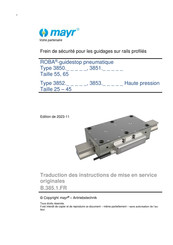 Mayr ROBA 3851 Serie Instructions De Mise En Service