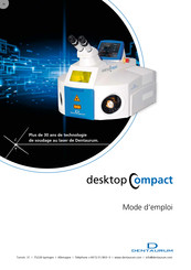 Dentaurum desktop Compact Mode D'emploi