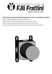 F.lli Frattini 98916 Instructions De Montage