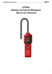 UNI-T UT336A Manuel De L'utilisateur