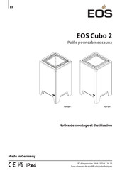 EOS Bi-O Cubo 2 Notice De Montage Et D'utilisation