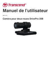 Transcend DrivePro 20B Manuel De L'utilisateur