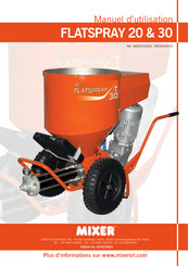 MIXER FLATSPRAY 20 Manuel D'utilisation