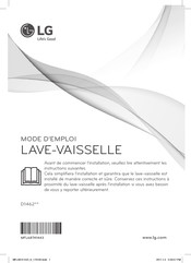 LG D1462CF Mode D'emploi