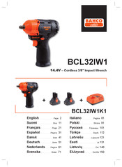 Bahco BCL32IW1K1 Instructions D'utilisation