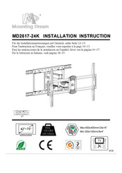 Mounting Dream MD2617-24K Instructions D'installation