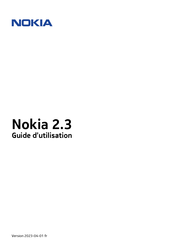 Nokia 2.3 Guide D'utilisation