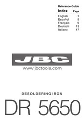 jbc DR 5650 Mode D'emploi