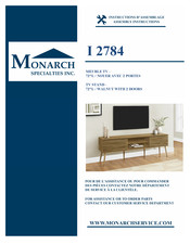 Monarch Specialties I 2784 Instructions D'assemblage