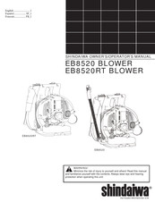 Shindaiwa EB8520RT Manuel D'utilisation