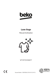 Beko WTV8716XWWST Manuel D'utilisation