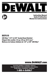 DeWalt DCF510 Guide D'utilisation