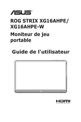 Asus ROG STRIX XG16AHPE-W Guide De L'utilisateur