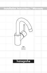 Hansgrohe Talis 320731 Serie Instructions D'installation